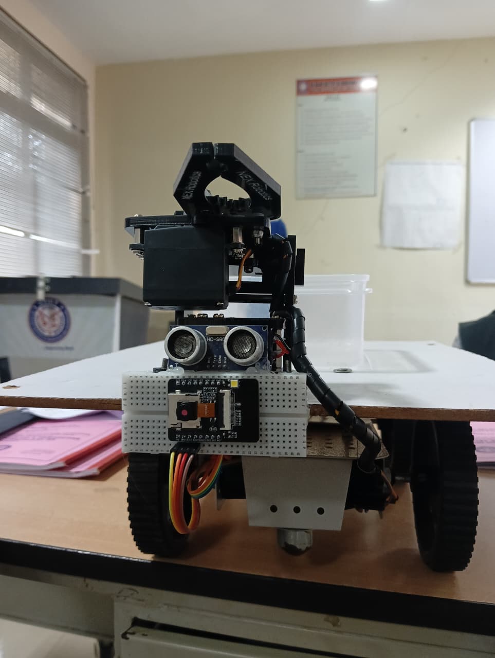 Agribot Front View with ESP32 Cam